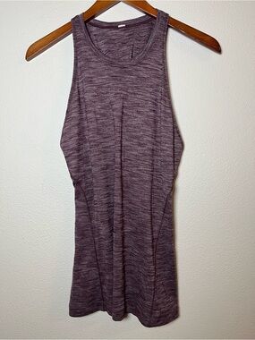 lululemon athletica Heathered Plum Racerback Tank